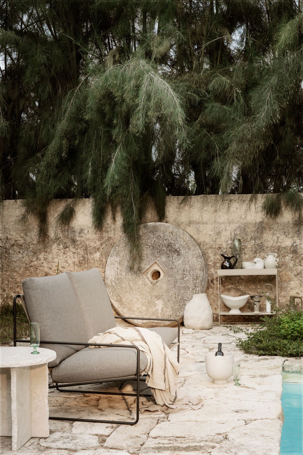 Desert Outdoor Sofa Frame Cashmere Ferm Living