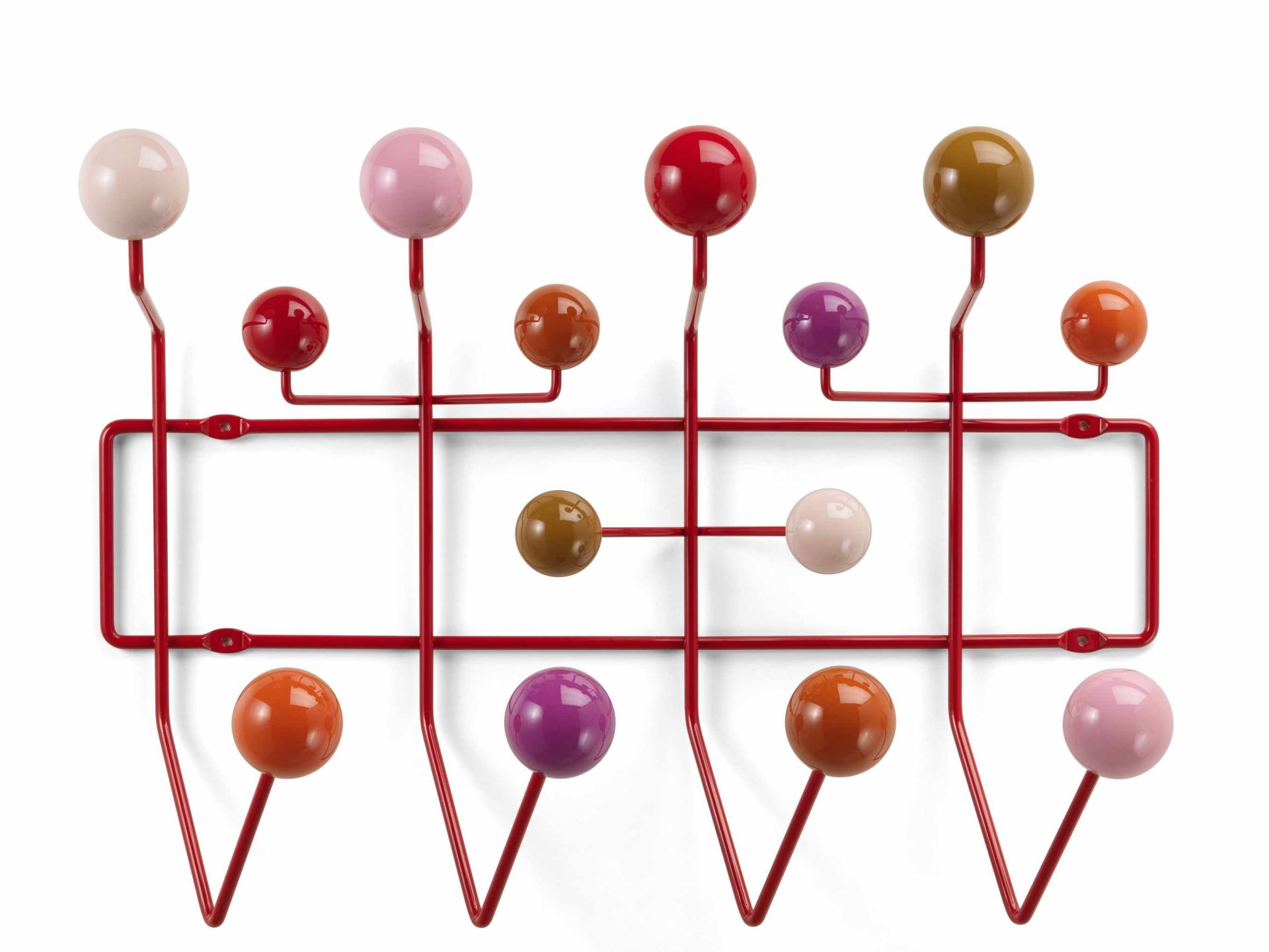 Eames Hang it all coat rack Warm Vitra 
