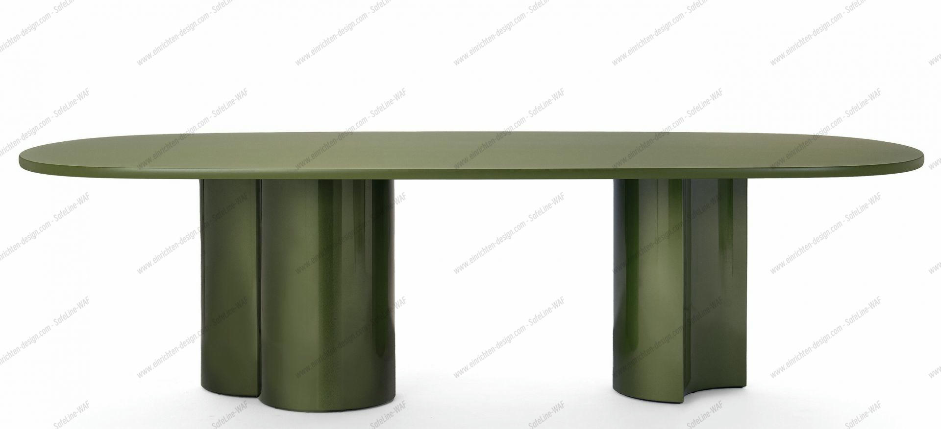 2325 Bol dining table W 260 cm Zanotta Algae matt