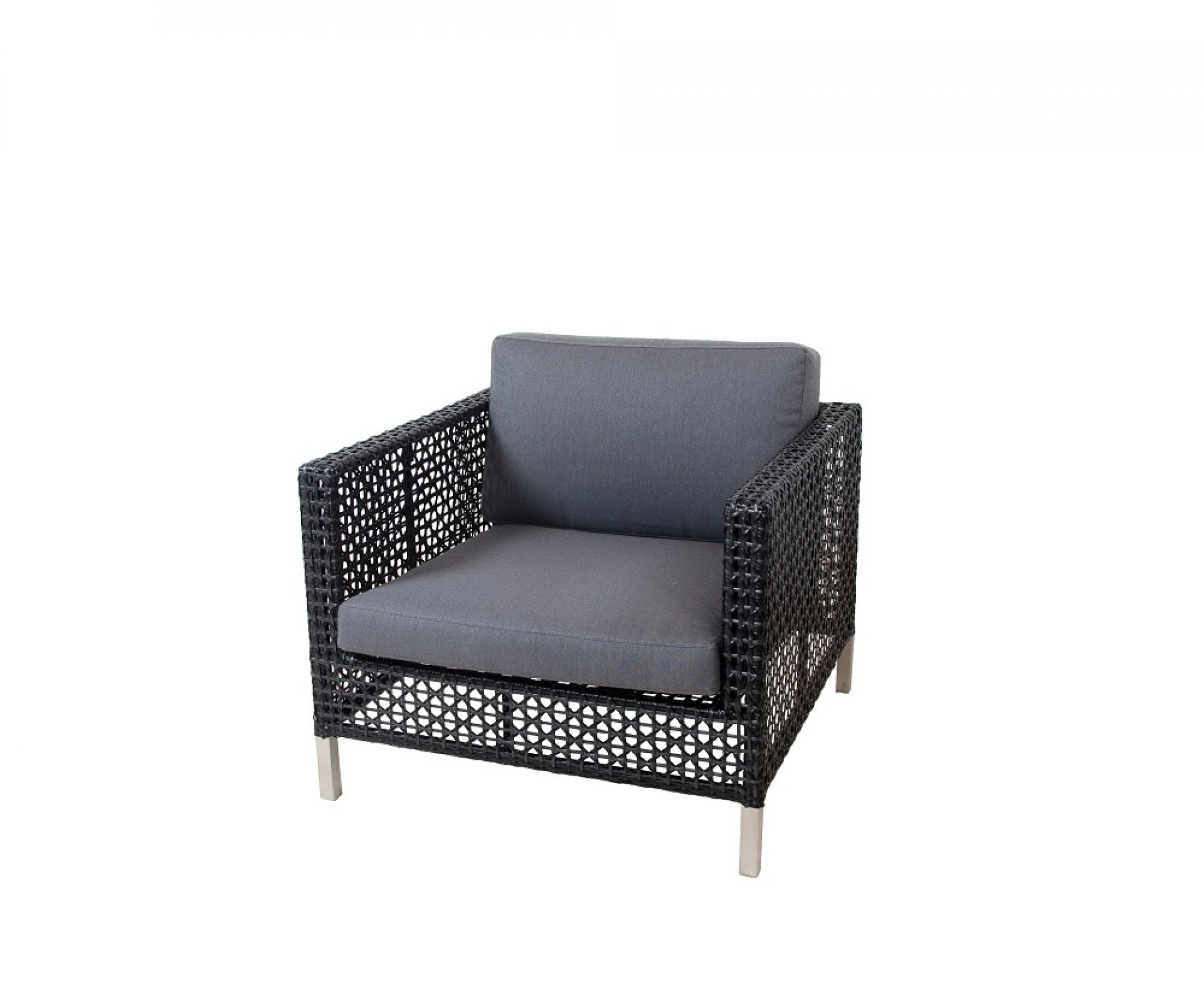 Connect Outdoor lounge chair including seat cushion in grey Cane-Line SPECIAL OFFER