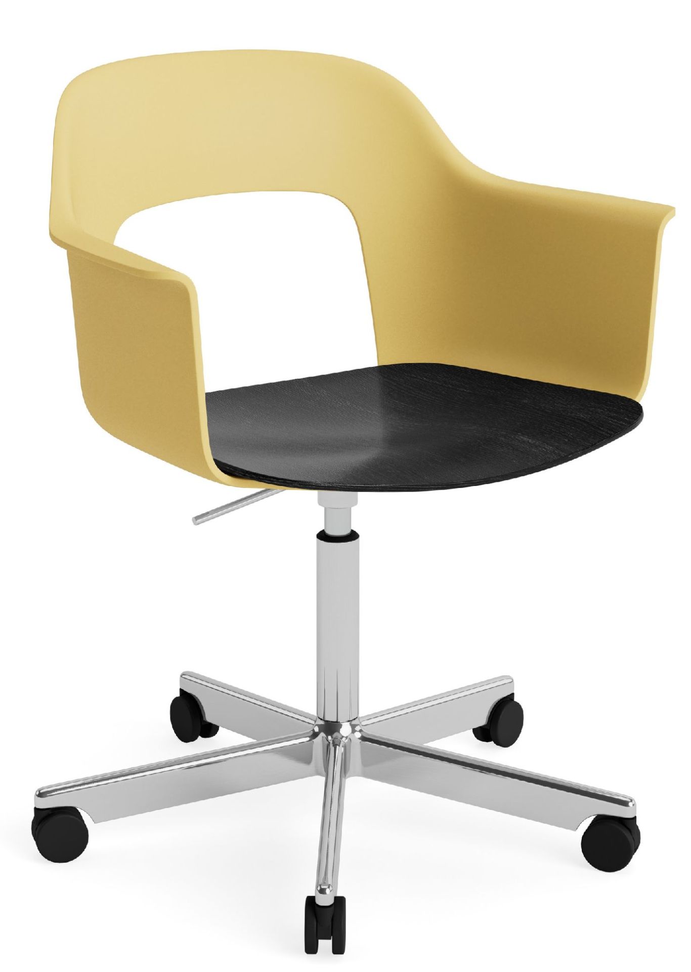Layout Armchair 242 Armchair 4-star base gas lift with swivel function Hay