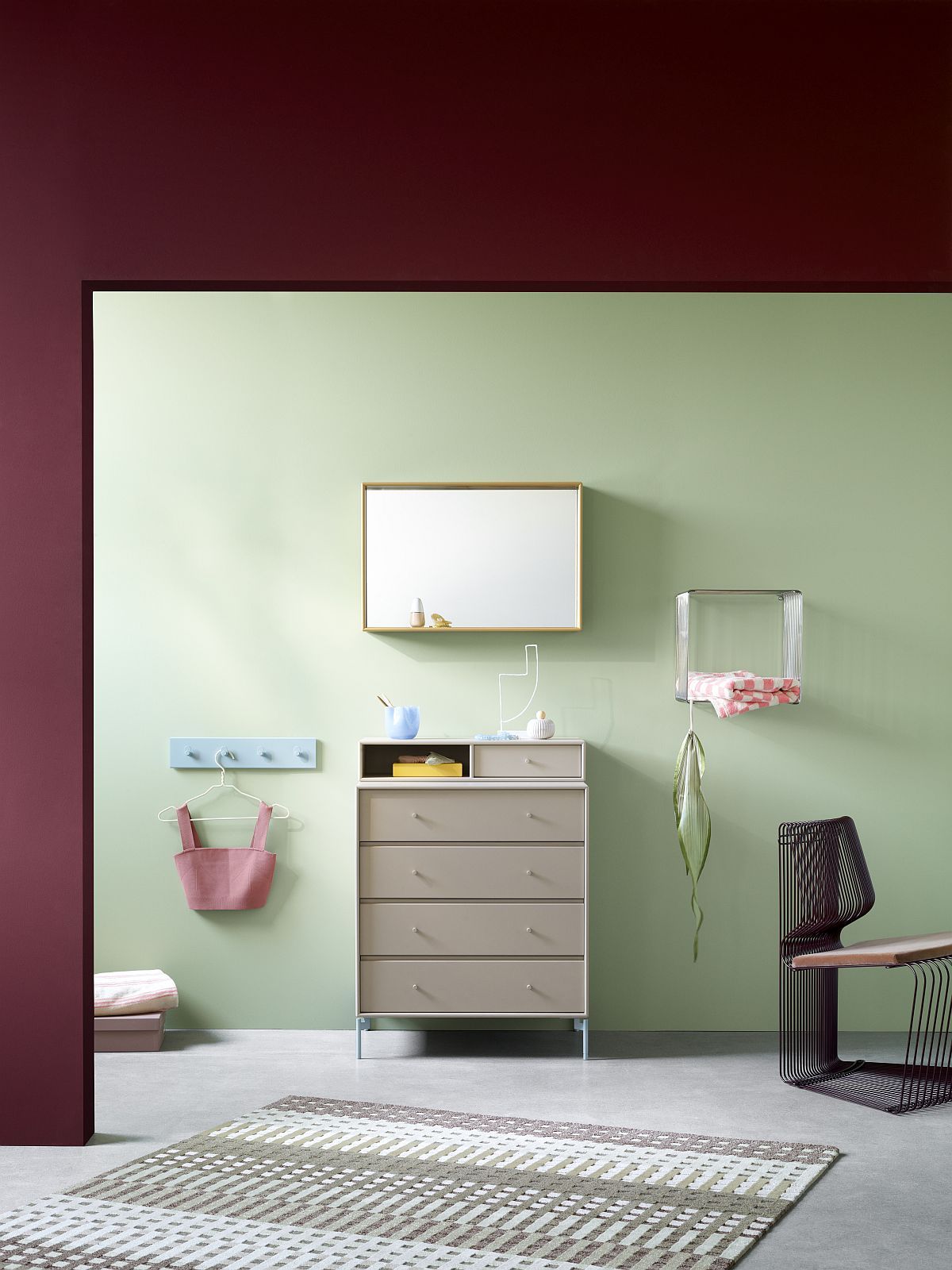 Panton Wire Cube Single Shelf  Montana