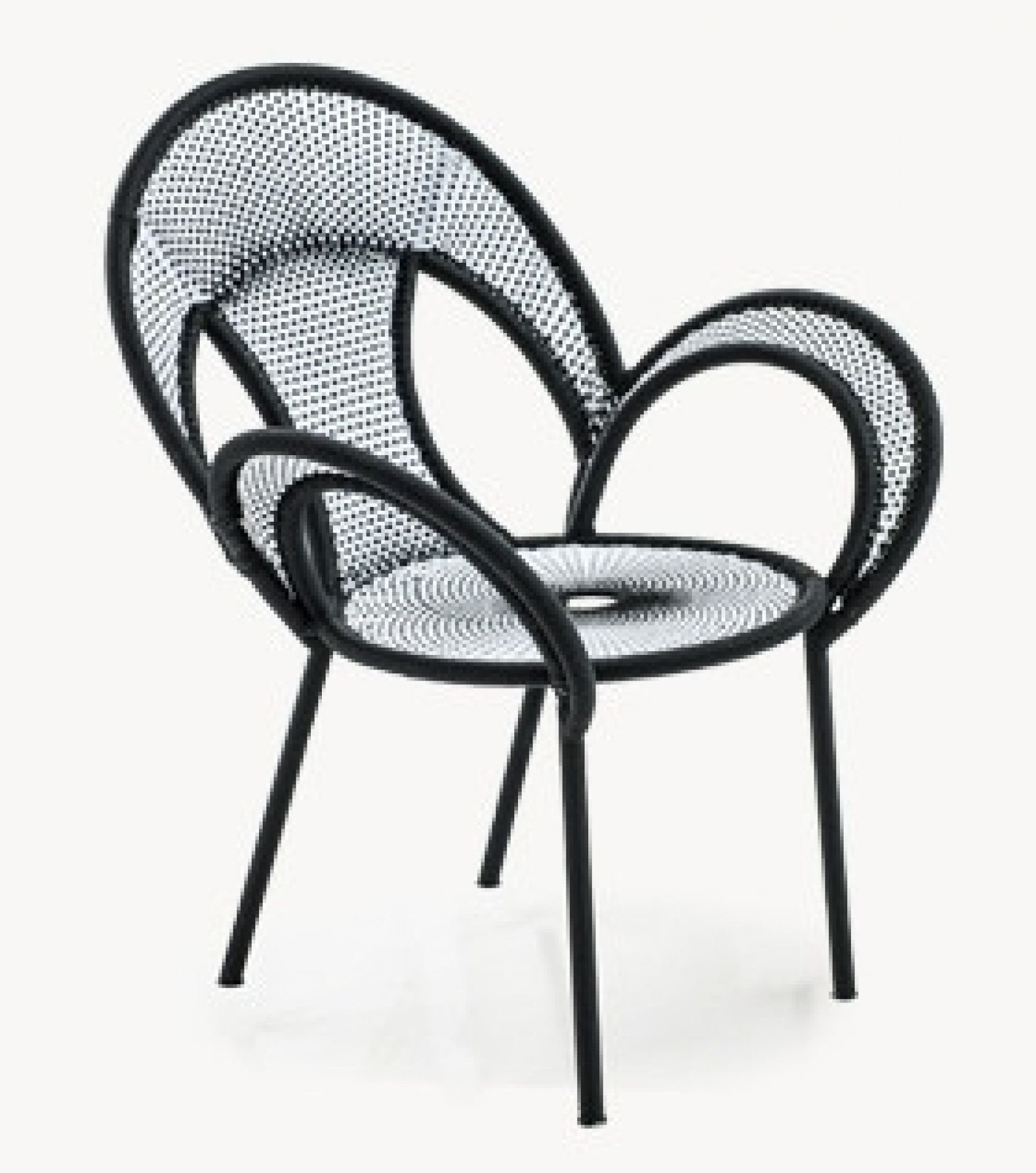 Banjooli Sessel M' Afrique Collection Moroso-Weiß / Schwarz
