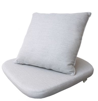 Seat Cushion Set for Moments Chair Outdoor Cane-Line Natté Light Grey