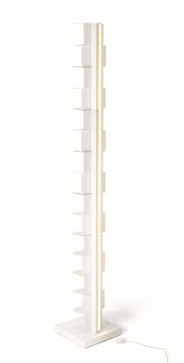 Ptolomeo Luce bookcase with lighting Opinion Ciatti