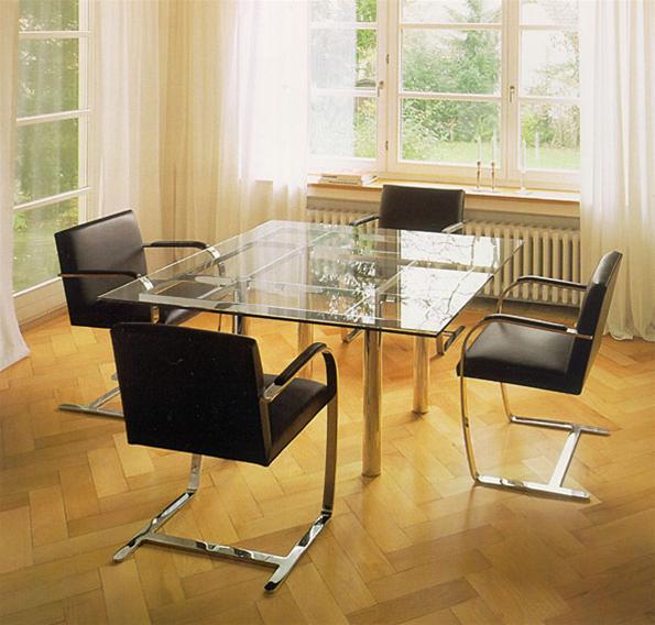 Brno Tubular Chair Flat Steel Knoll International  