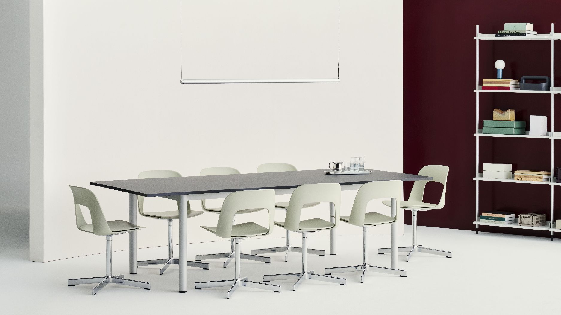 Layout Side Chair 131 4-star swivel base chair Hay  
