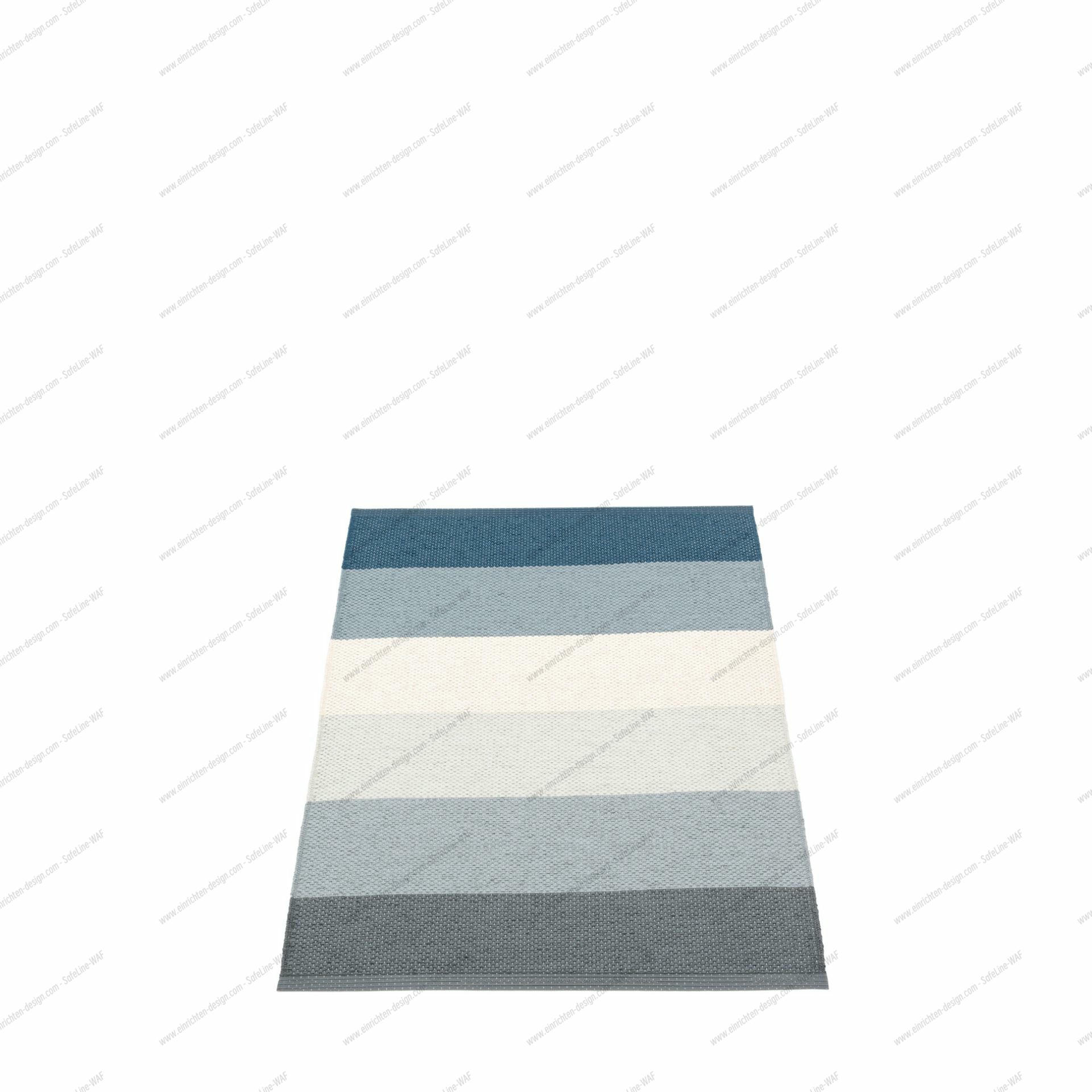 Molly Plastic Carpet 70x100 cm Pappelina Ocean Grey