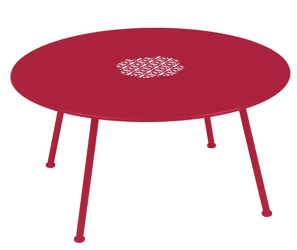 Lorette Low Outdoor Side Table / Coffee Table Ø 80 cm Fermob 