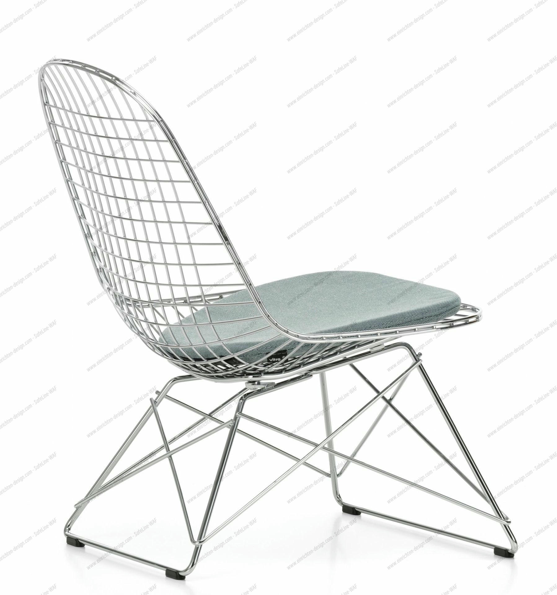 LKR-5 Wire Chair Chair with Seat Cushion Vitra