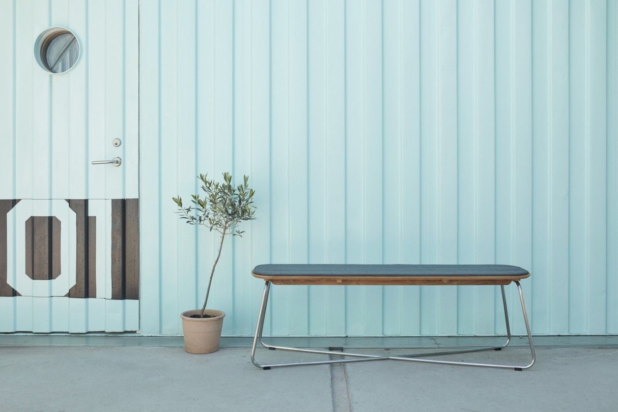 Lilium Bench Benches Cushion Outdoor Skagerak by Fritz Hansen 