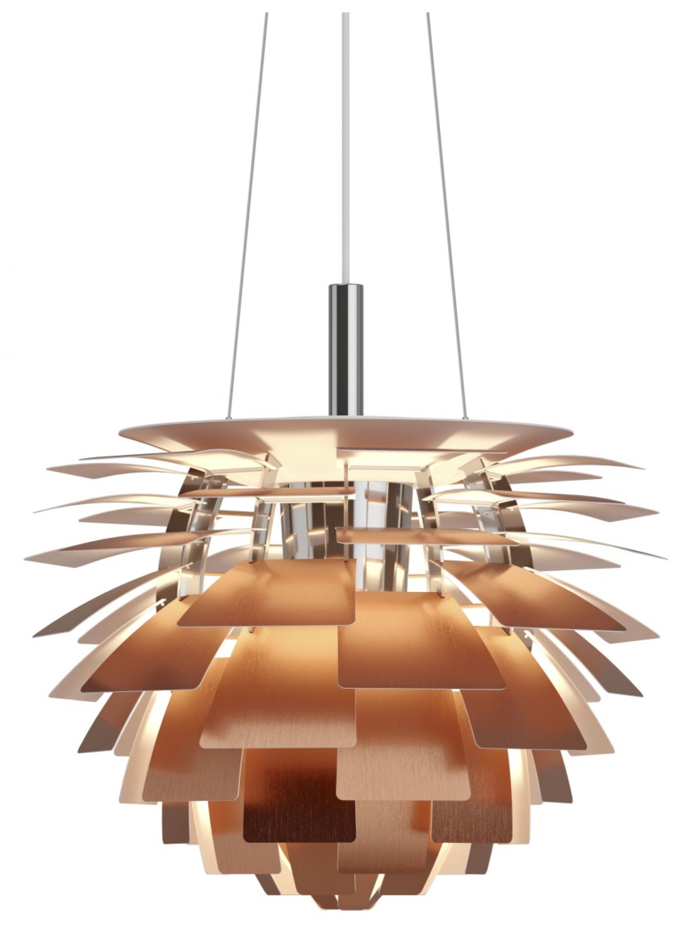 PH Artichoke Pendant lamp Brass or Copper Louis Poulsen