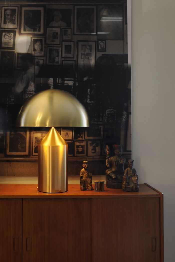 Atollo Table lamp Gold Oluce