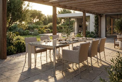 Nori table / outdoor dining table Kristalia