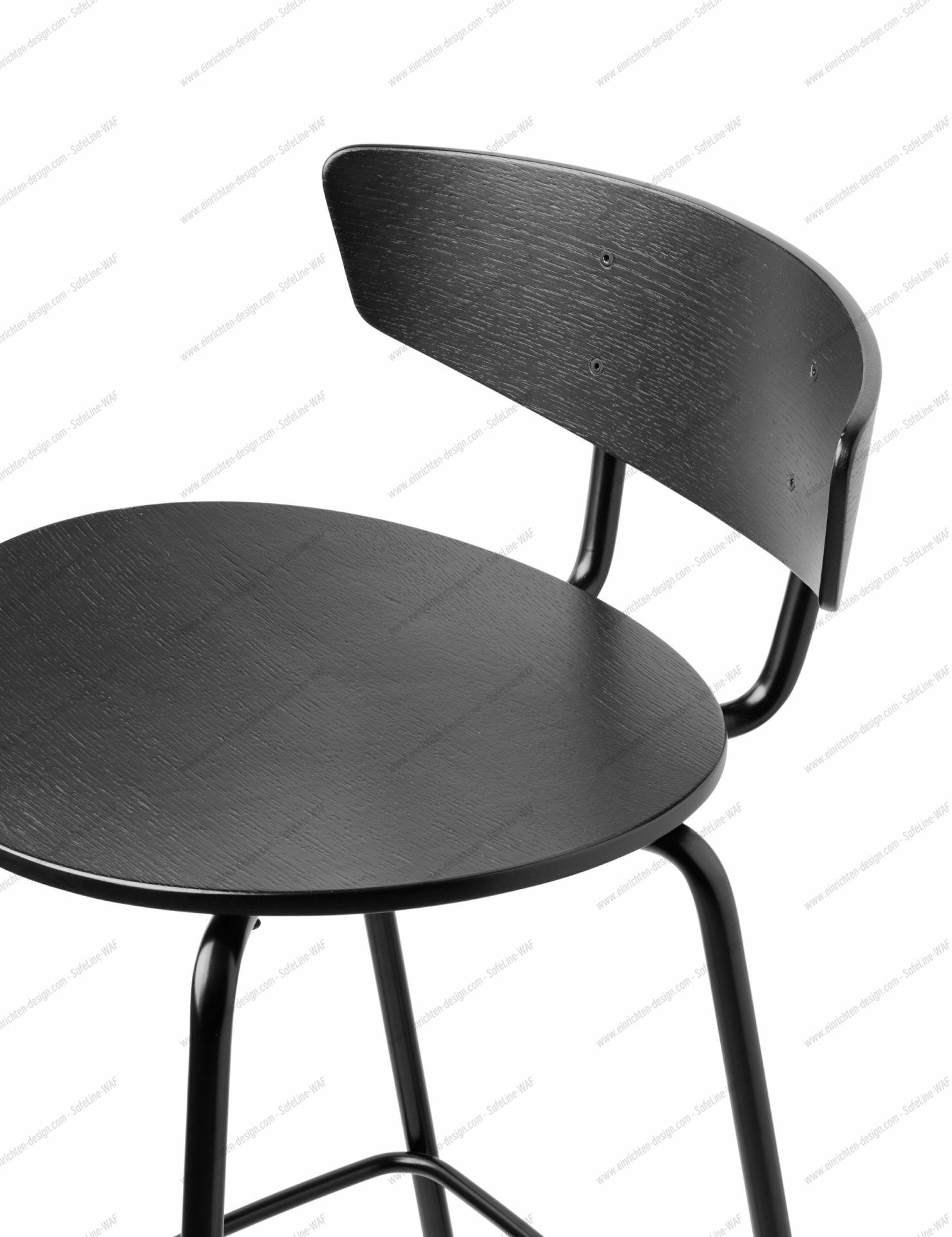 Herman Bar Chair Black Ferm Living