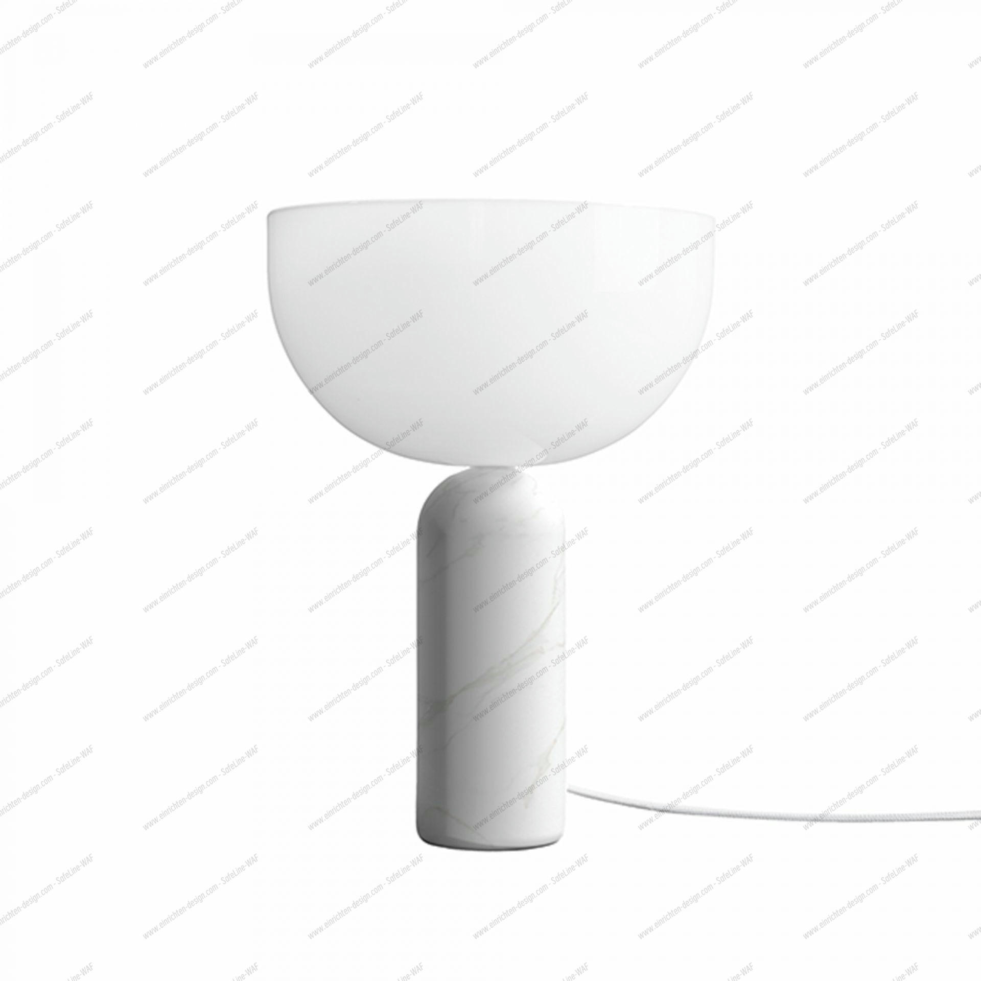 Kizu table lamp small white marble New Works