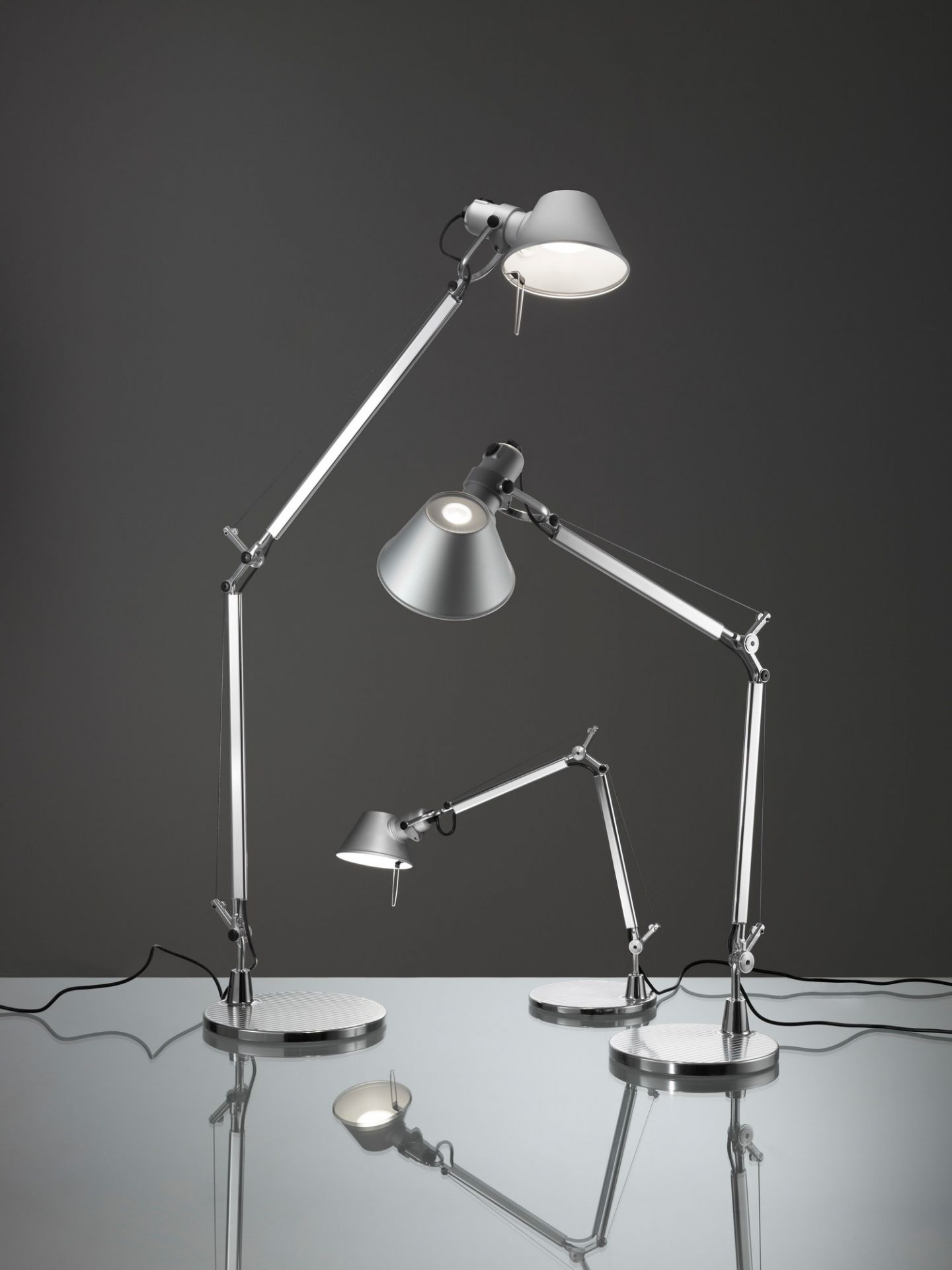 Plakken salto vochtigheid Tolomeo LED Table Lamp Body Artemide (part 1 of 2) | aluminum 3000K |  ARTEMIDE A004800