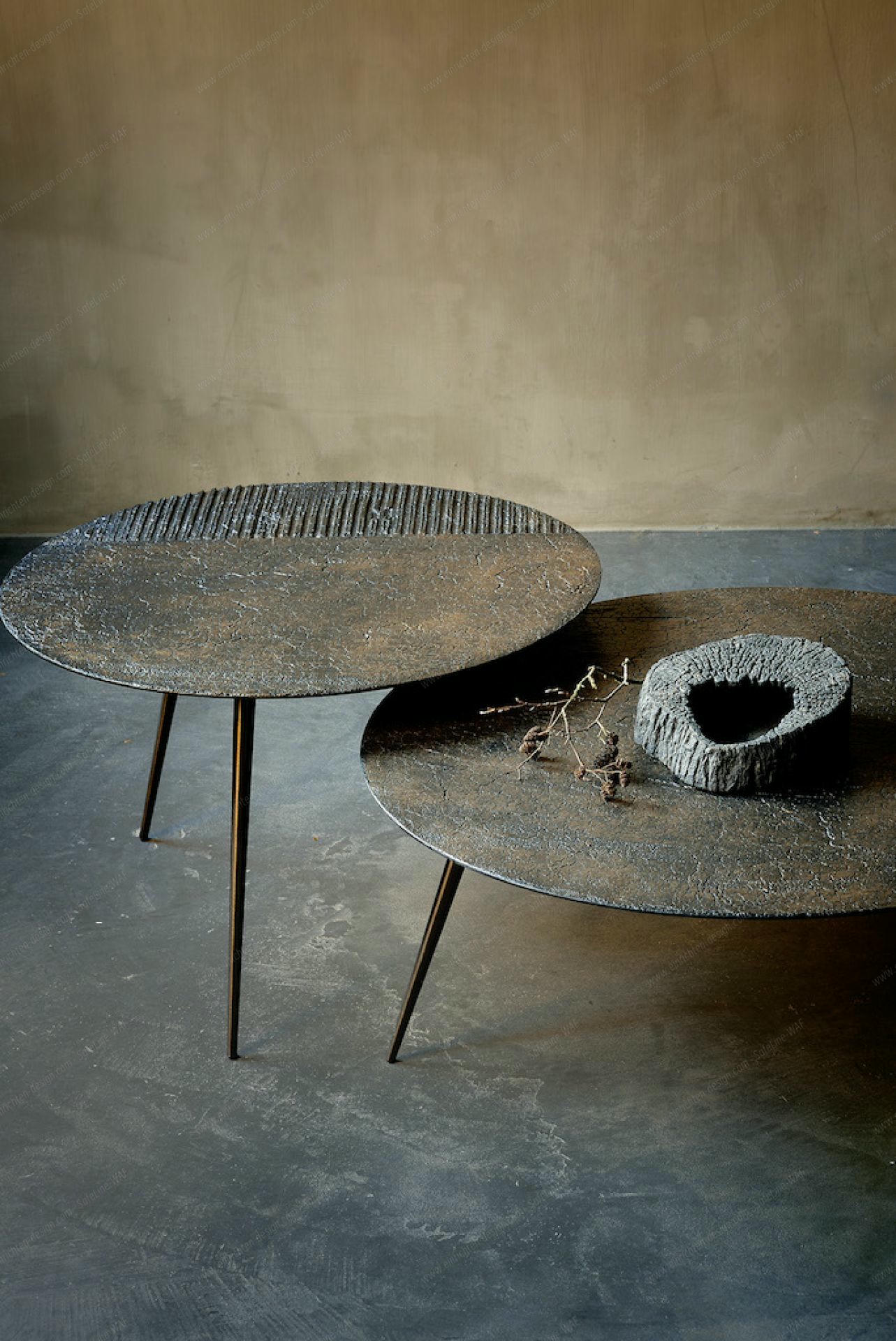 Luna Coffee Table Lava Whisky Ethnicraft