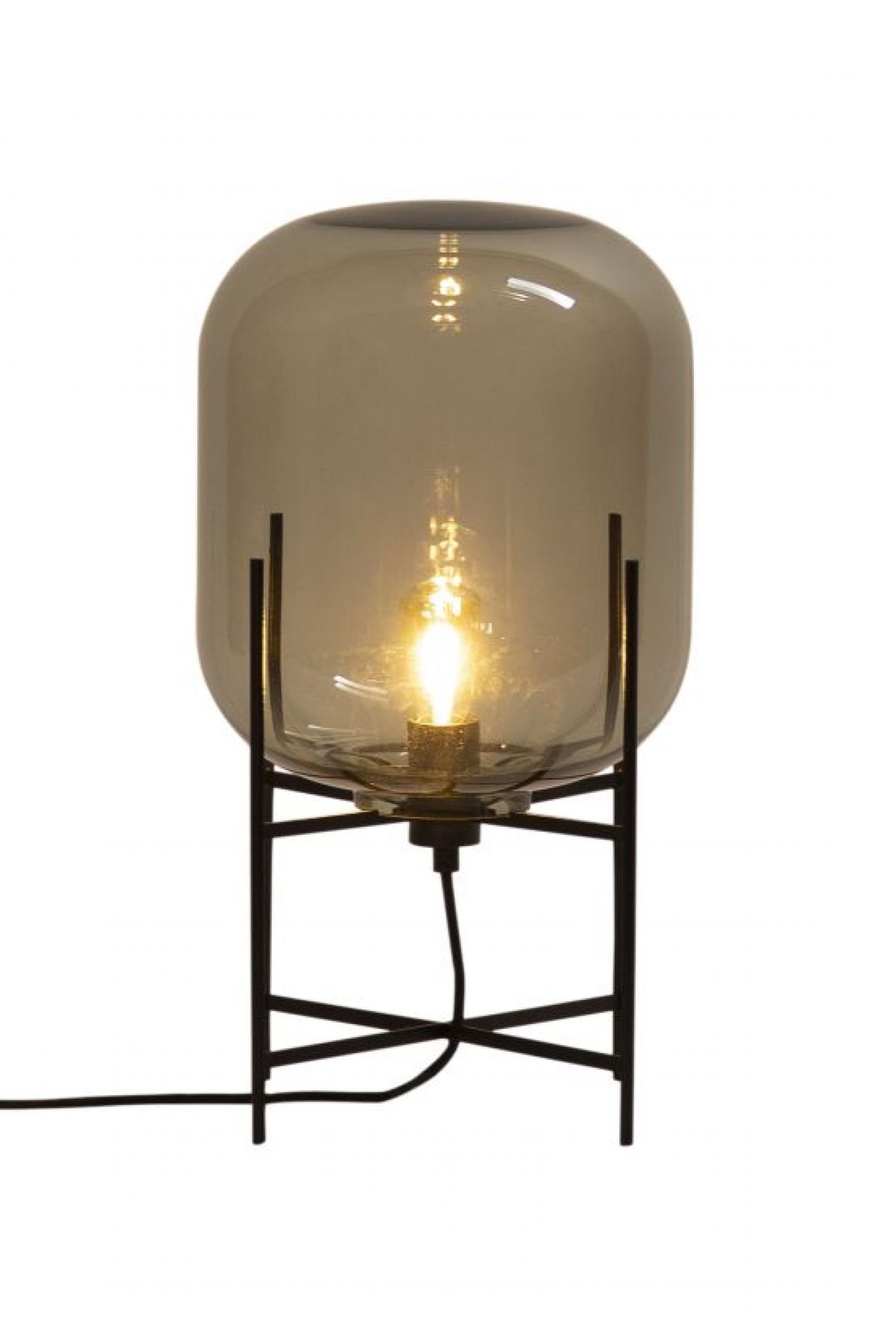 Oda Small table lamp steel grey Pulpo