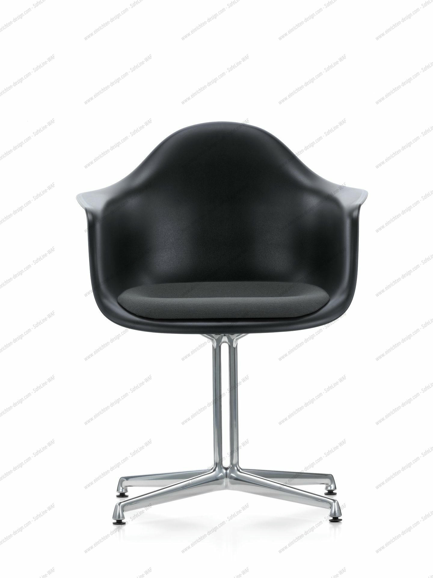 Eames Plastic Arm Chair DAL with seat cushion Vitra
