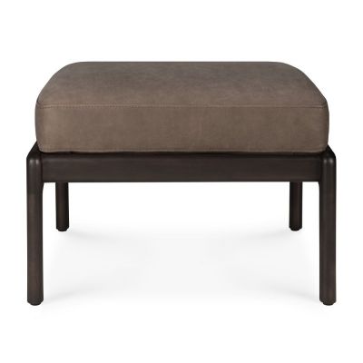 Jack Footstool Mahogany Ethnicraft Dark brown / terra nubuck