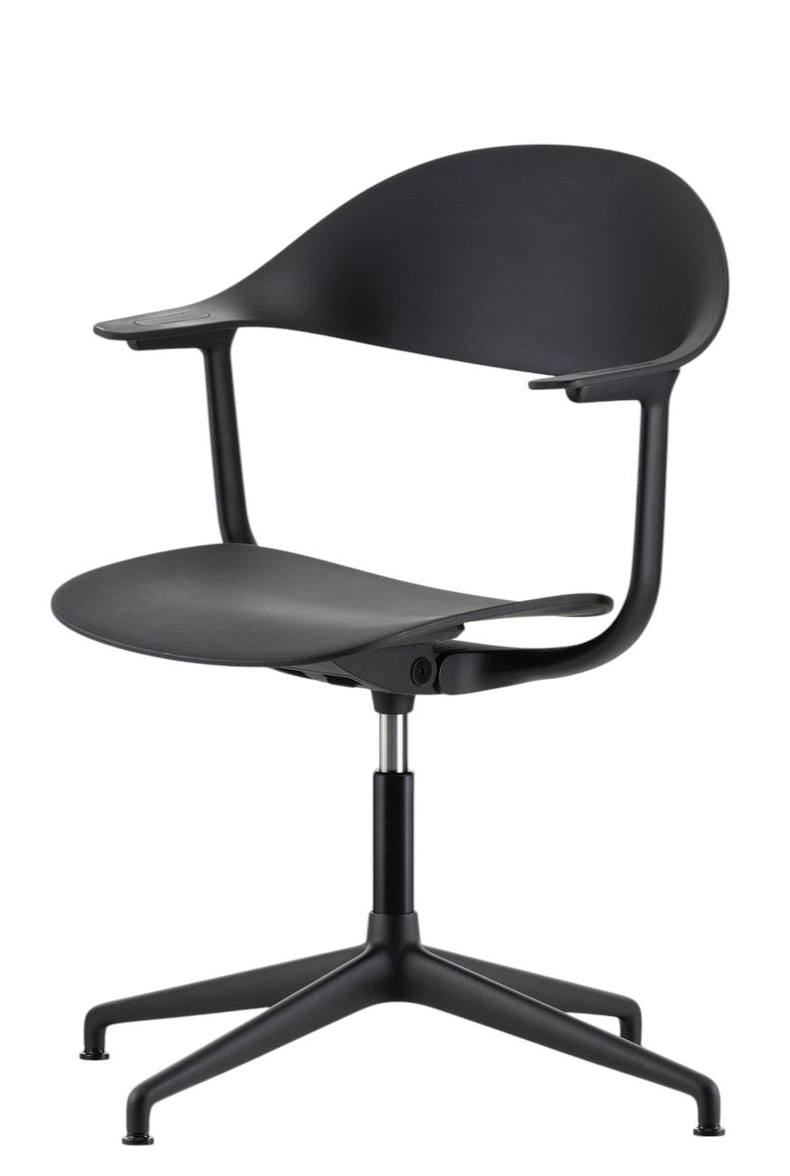 Mynt back and seat plastic office swivel chair Vitra
