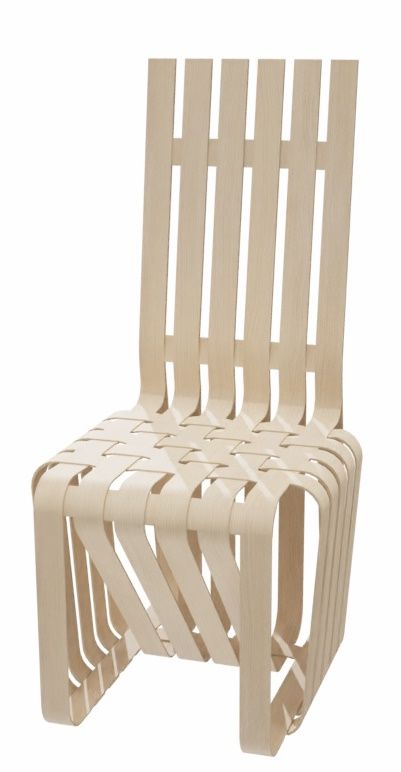 High Sticking Chair with High Back Knoll International  