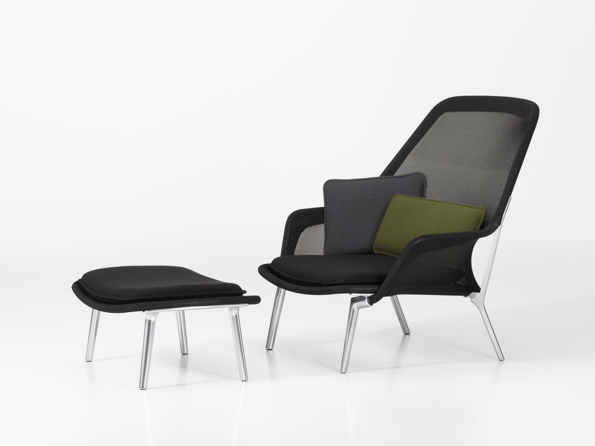 Slow Chair &amp; Ottoman Armchair Vitra