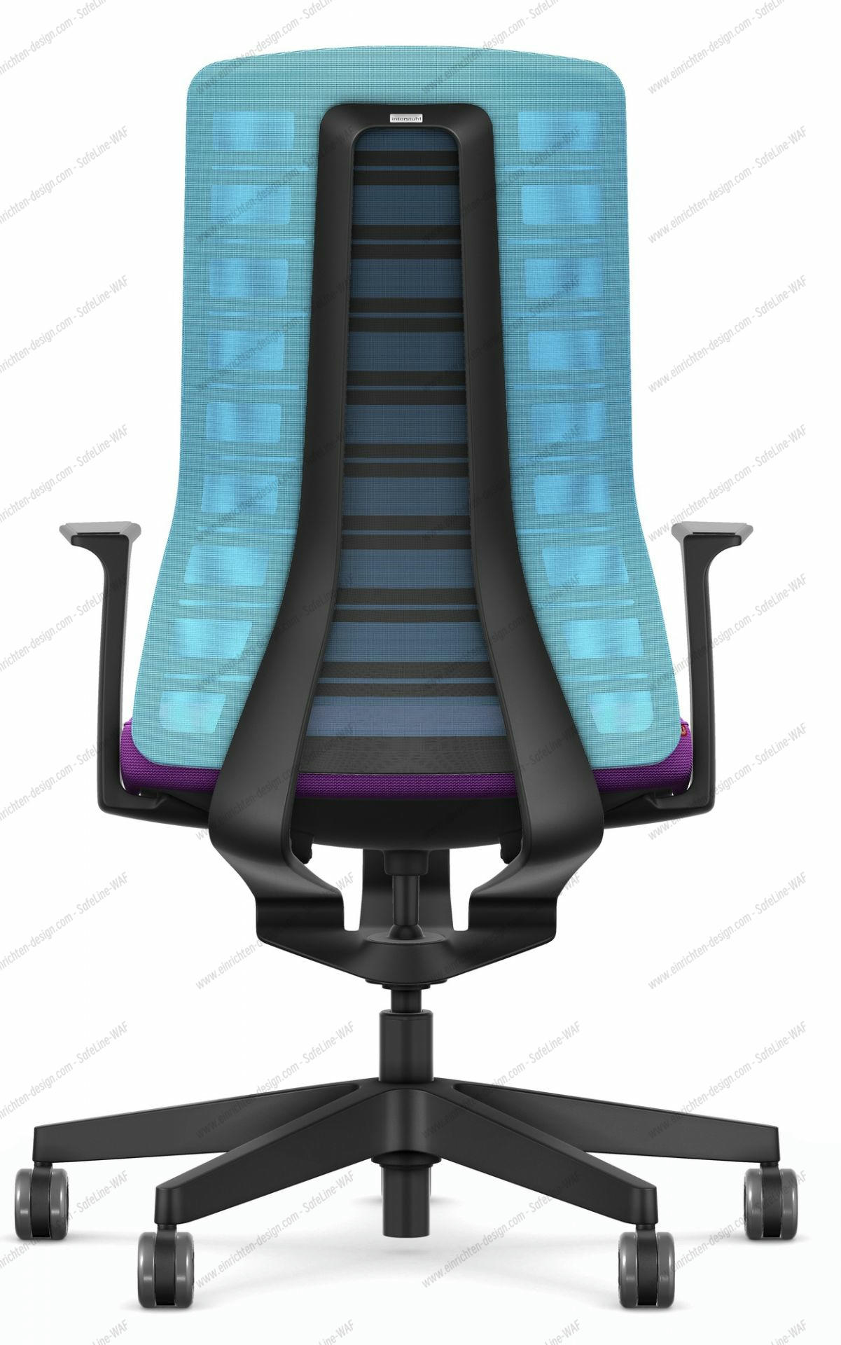Pure Edition Active Office swivel chair Interstuhl Light blue - Purple