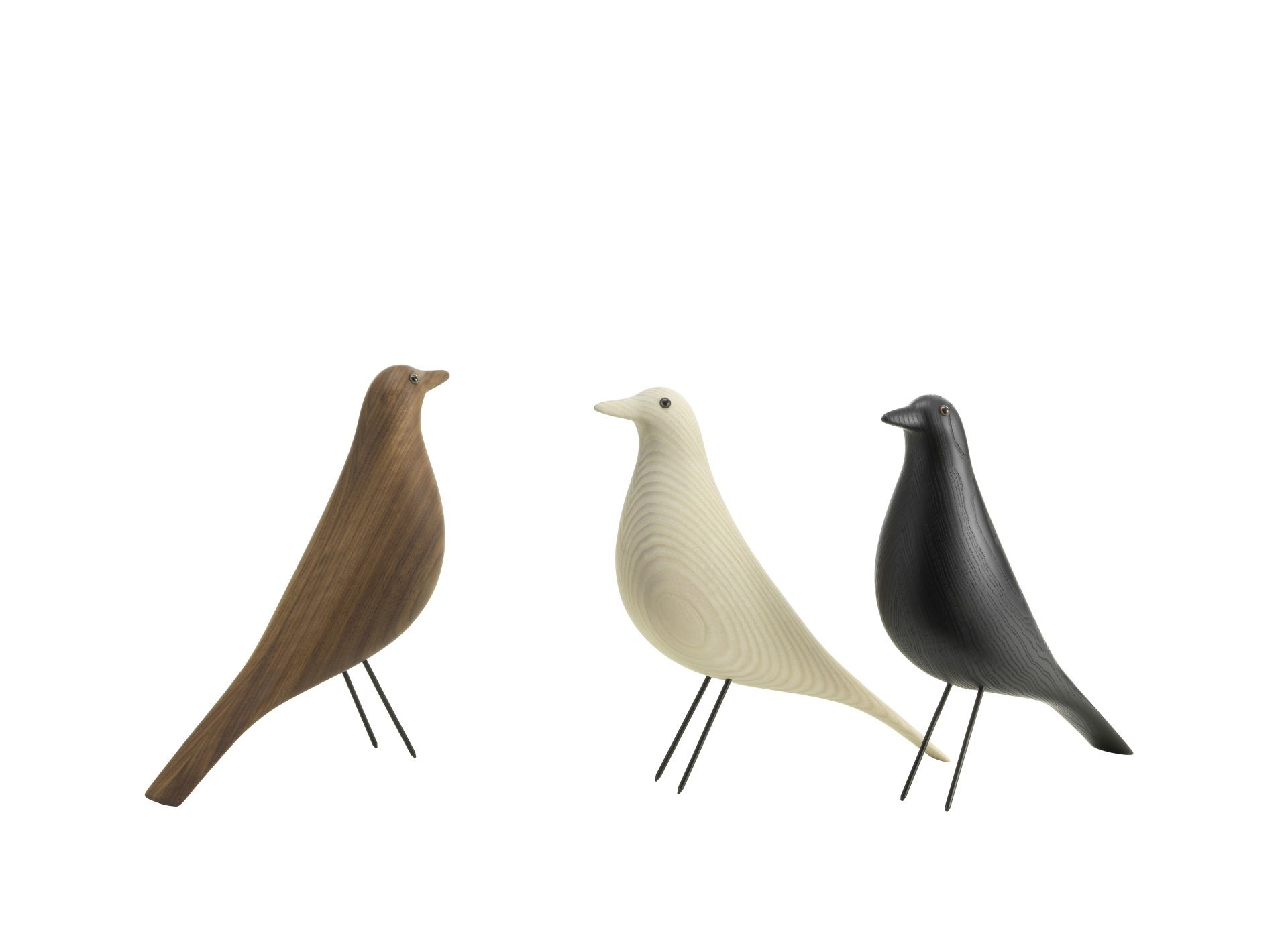 Eames House Bird sculpture white oiled ash Vitra