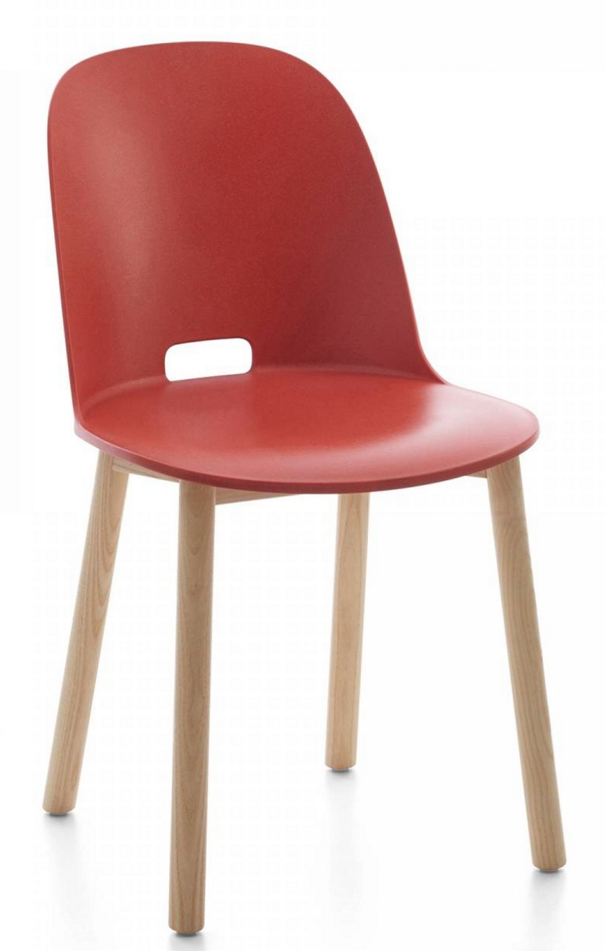 Alfi Chair Stuhl hoher Rücken Emeco-dunkel grau