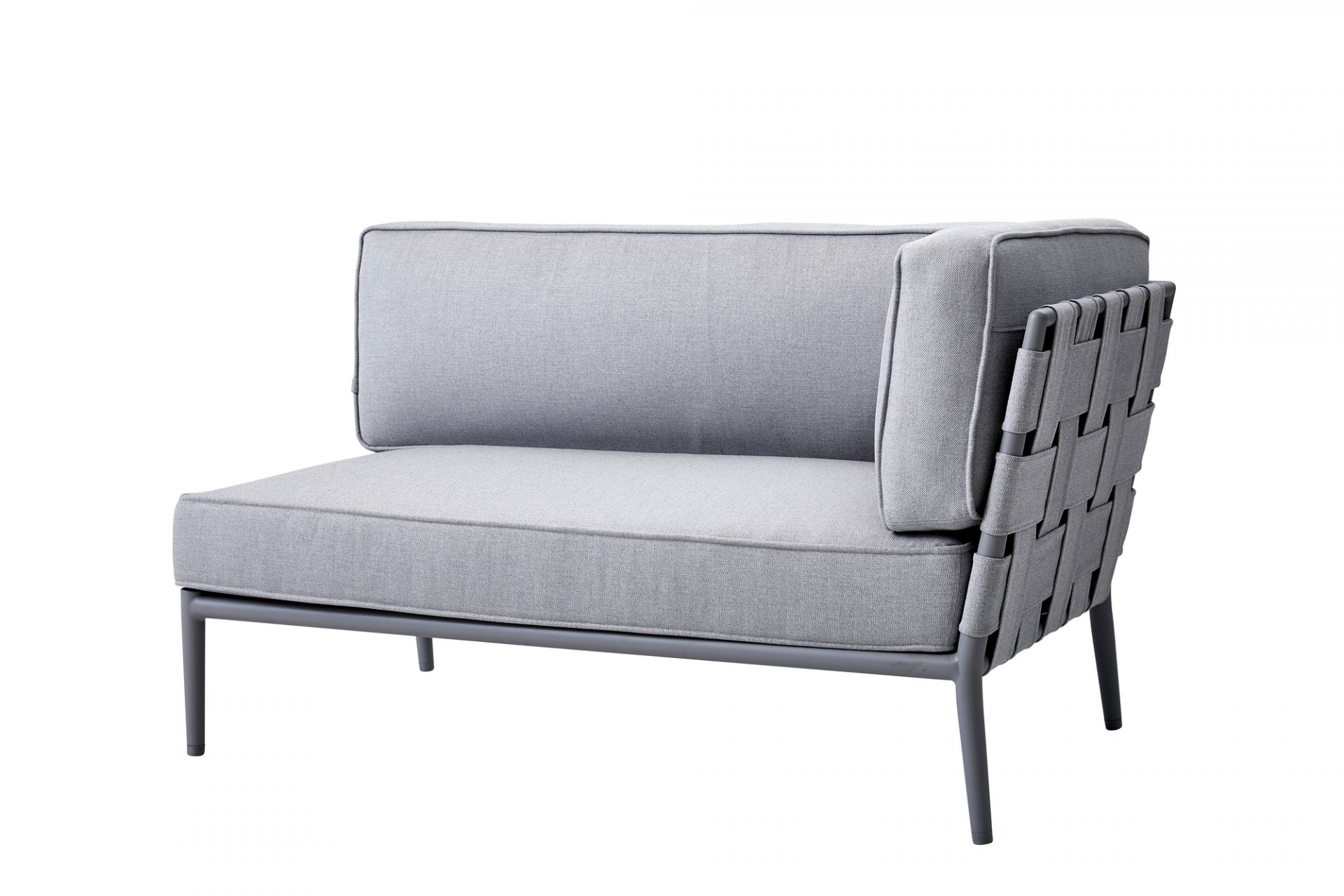 Small 2 seater cane sofa sales