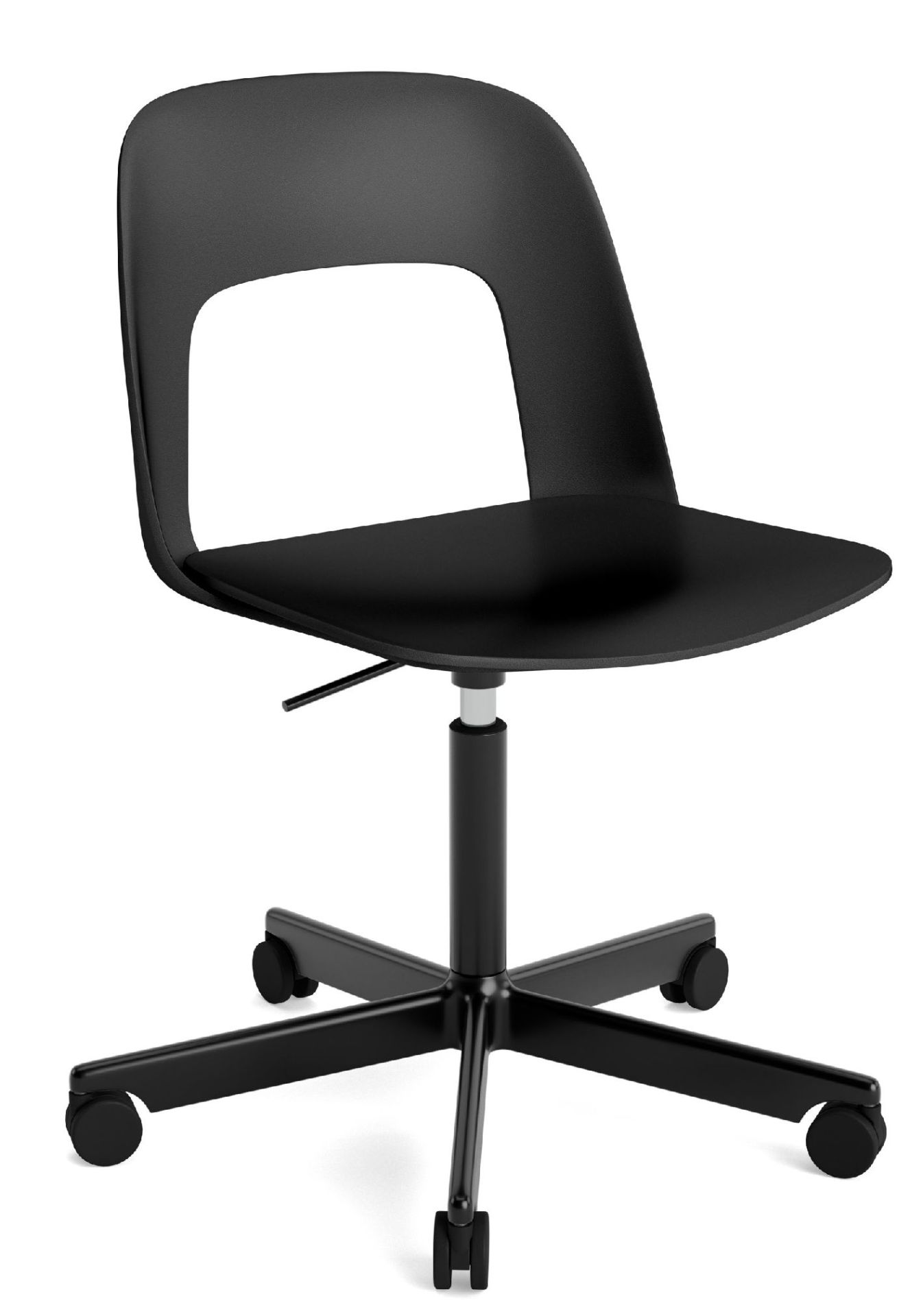 Layout Side Chair 141 5-star swivel base chair Hay   
