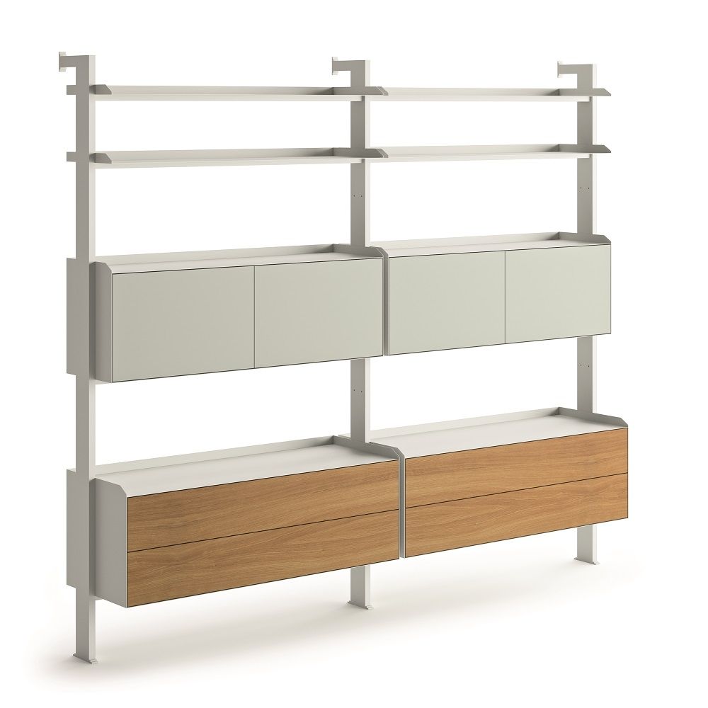 SCALA Wall Shelf Papyrus White Müller Möbelfabrikation