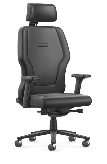 XXLis5 XL113 heavy duty chair high with headrest from Interstuhl promotional model