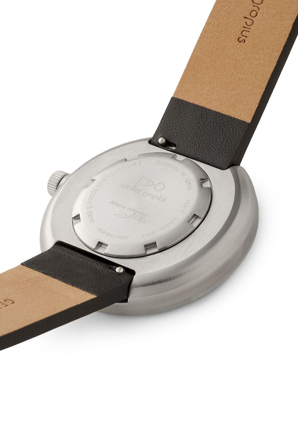 J. Albers watch with leather strap Walter Gropius SINGLE PIECES