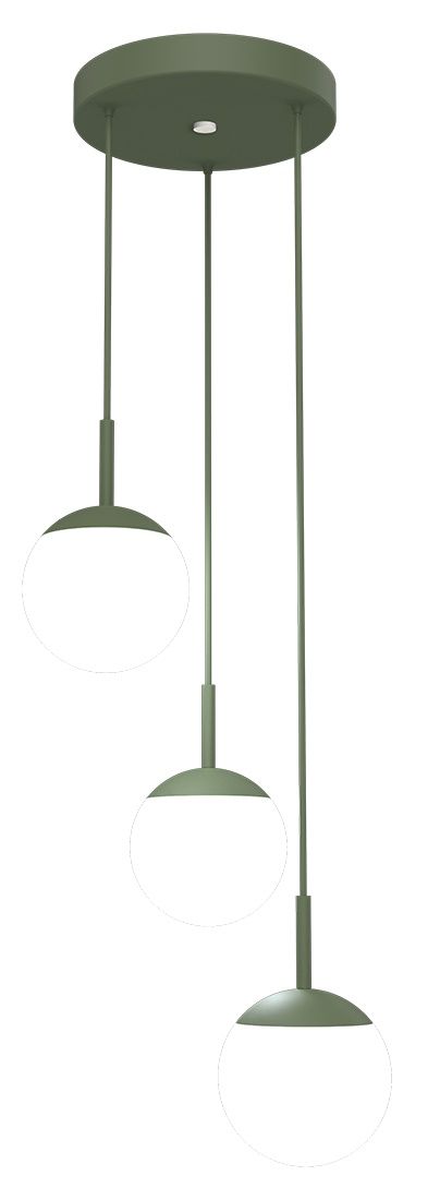 Mooon Triple Suspension Ø 15 cm pendant light Fermob Mooon Triple Suspension Ø 15 cm pendant light Fermob