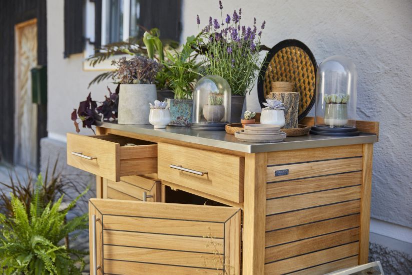 Deck 2-Piece Element Planting Board Outdoor Weishäupl