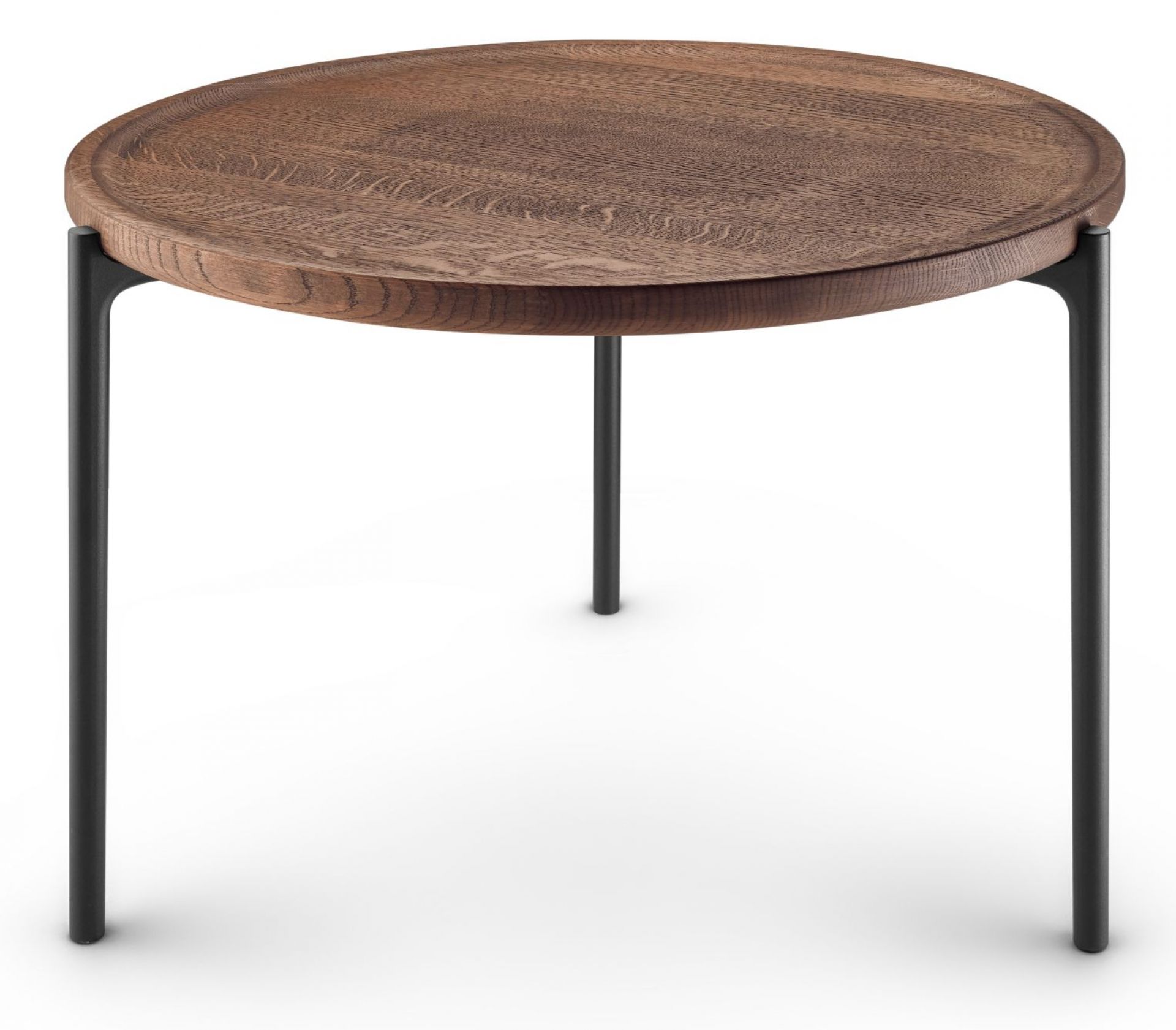 Savoye Round Oak Table - Smoked ø 60 x H 42 cm Eva Solo
