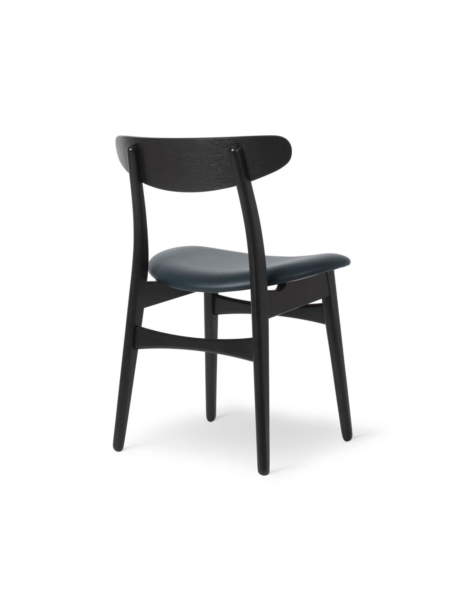 CH30P Chair upholstered Carl Hansen &amp; Søn Frame oak black Seat Thor 350