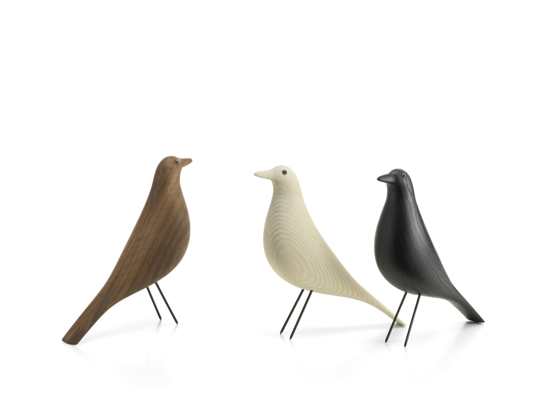 Eames House Bird sculpture white oiled ash Vitra