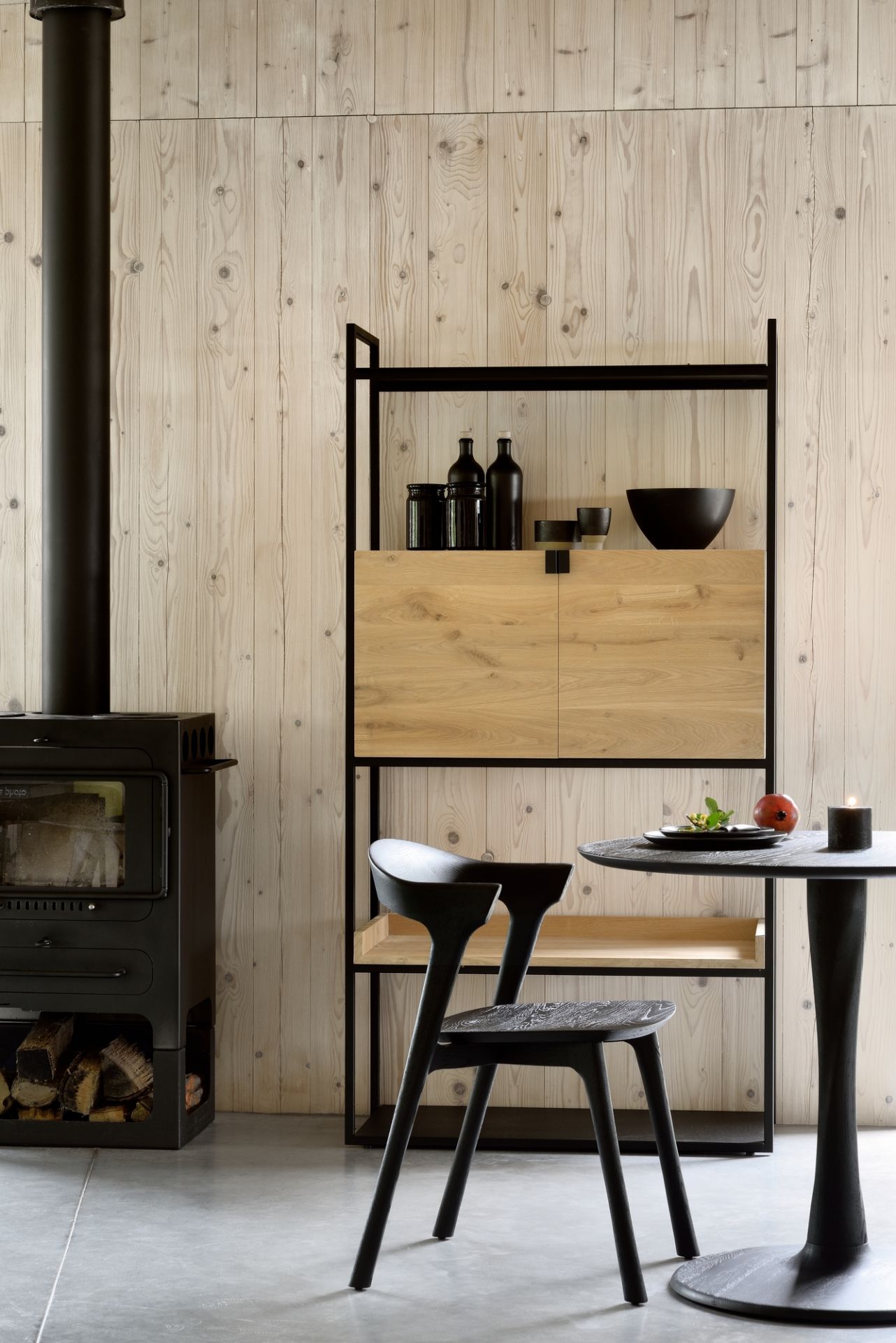 Bok chair oak without armrests Ethnicraft