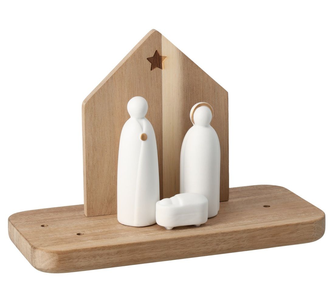 Christmas landscape cot wheels