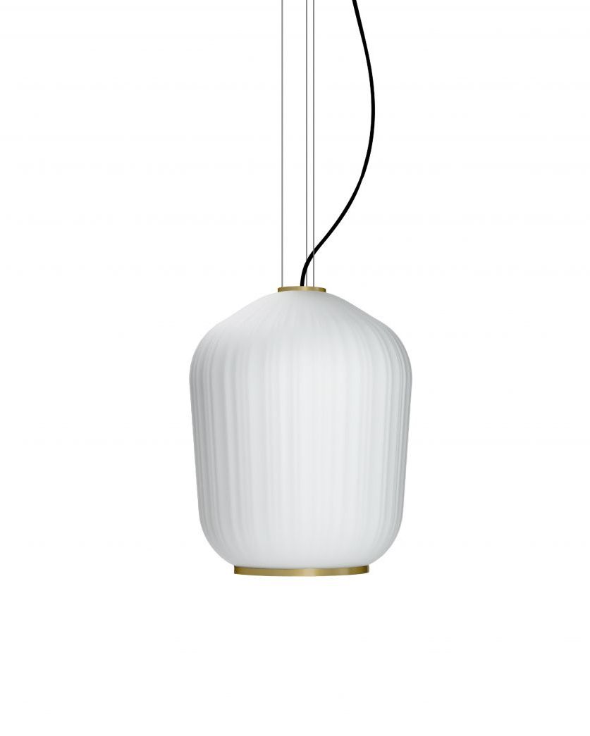 Plissée Pendant lamp brass ClassiCon