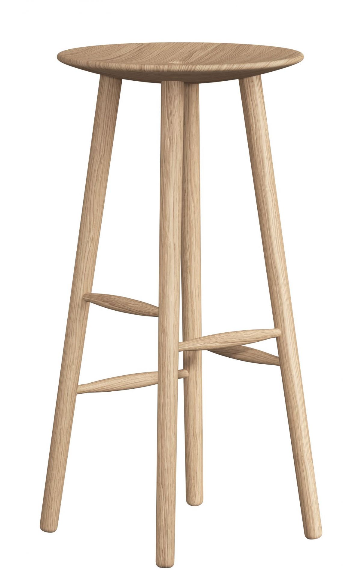 DI Volo / DIVOLO Barstool Barstool EIHCE NATUR H 75 cm novoform SINGLE PIECES