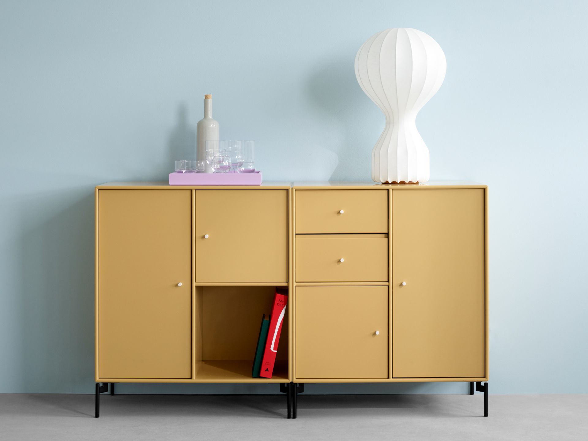 Couple sideboard C Montana Nordic snow