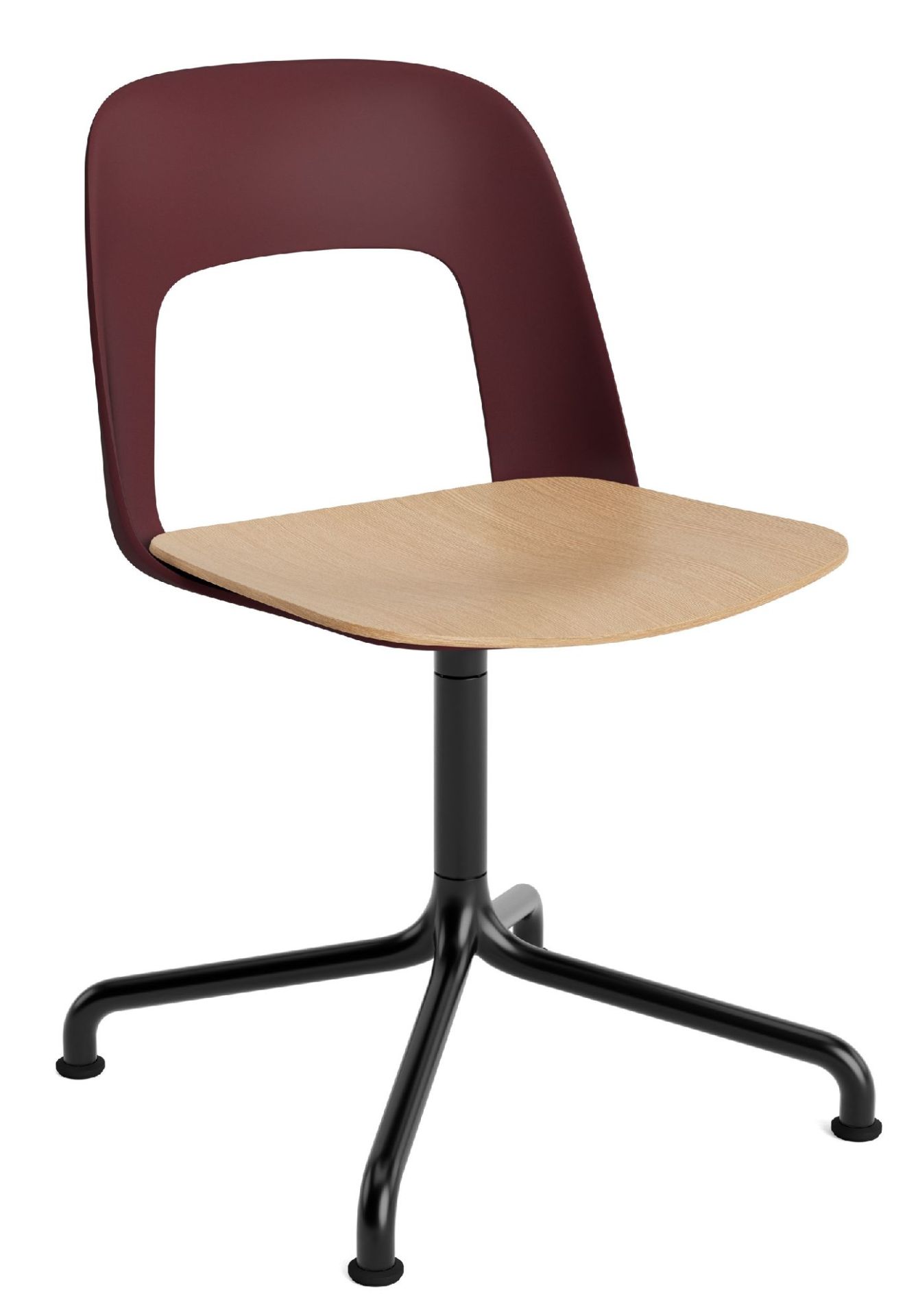 Layout Side Chair 152 4-star swivel chair Hay 