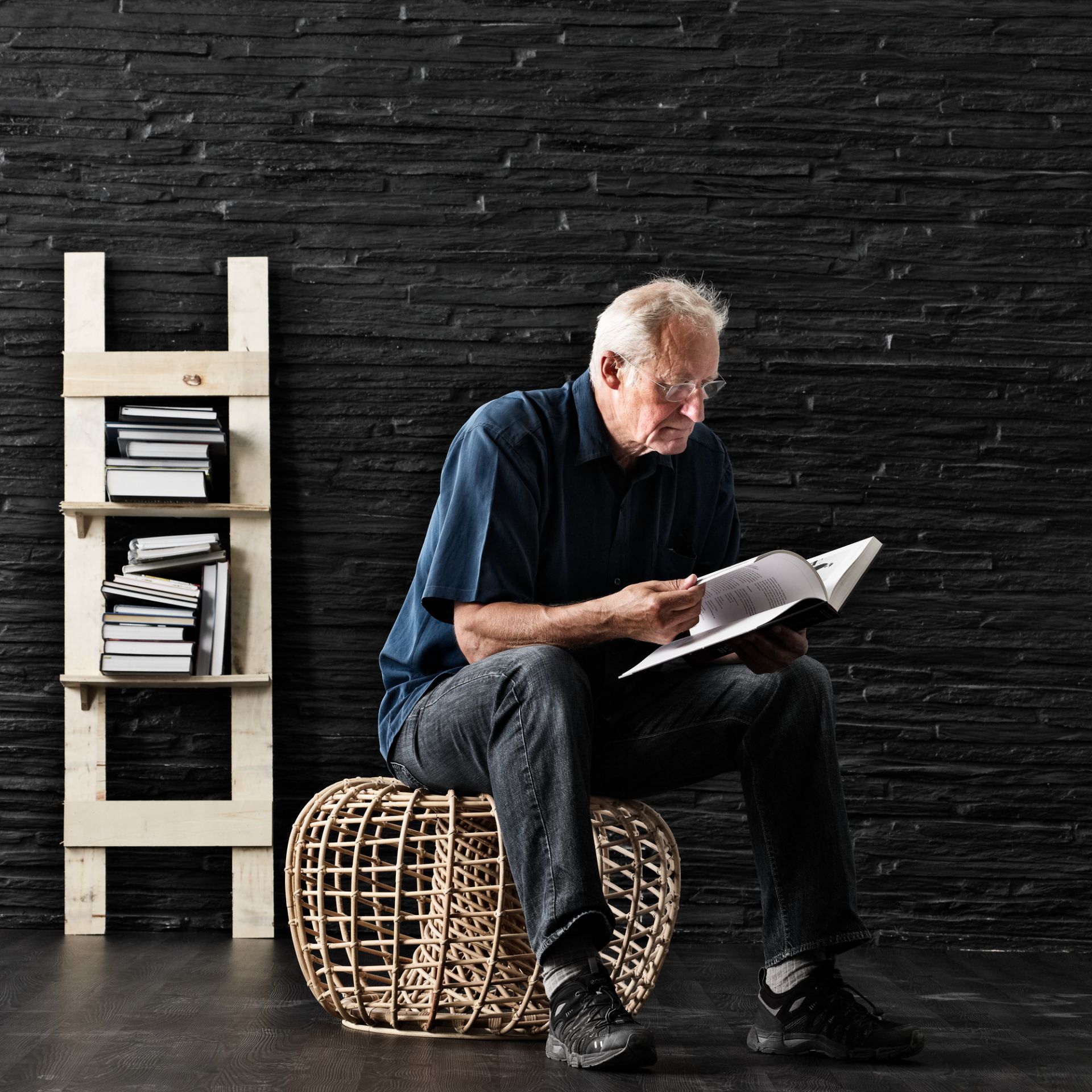 Nest Indoor Stool Cane-Line