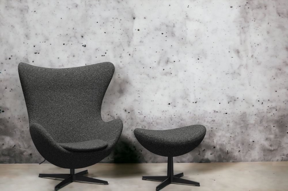 The Egg / Egg Chair armchair and stool Fritz Hansen anniversary model SINGLE PIECES