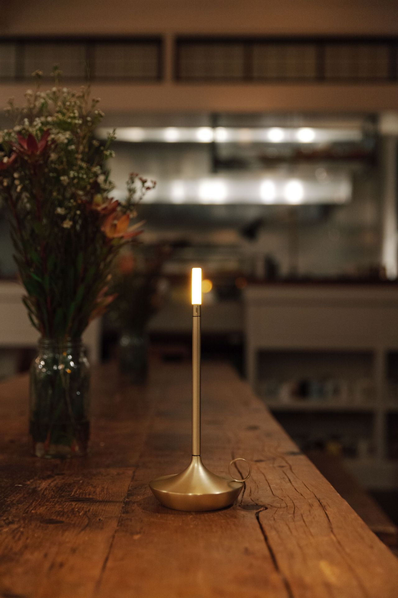 Wick Portable light / Tample lamp with USB Graypants